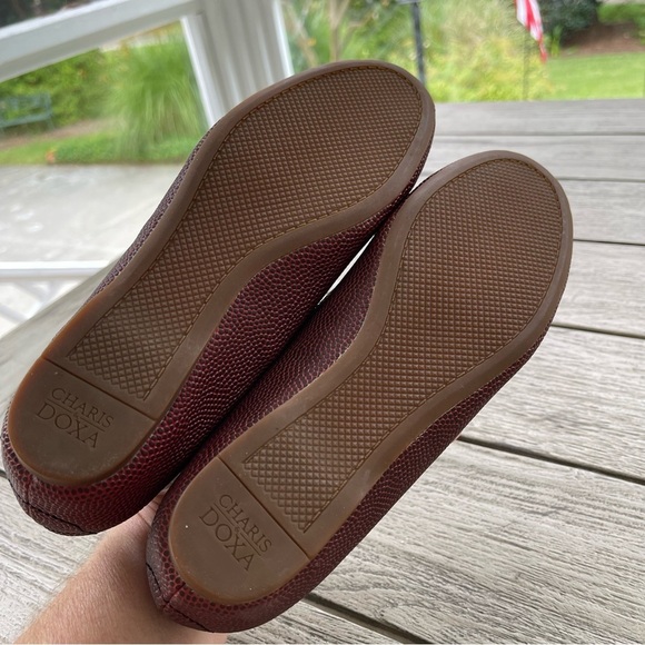 Charis Doxa Touchdown Football-Inspired Loafers Women's Flats Size 7 - Picture 3 of 8
